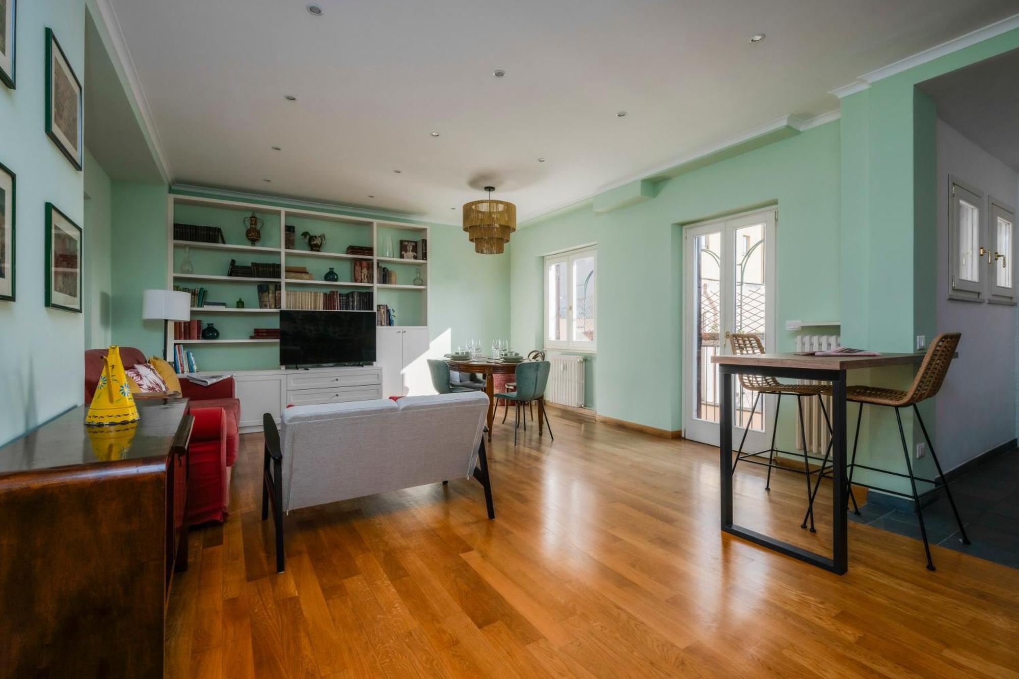 Ferienwohnung Da Giorgio E Teresa - Attico Con Terrazza A Piazza Del Popolo Rom Exterior foto
