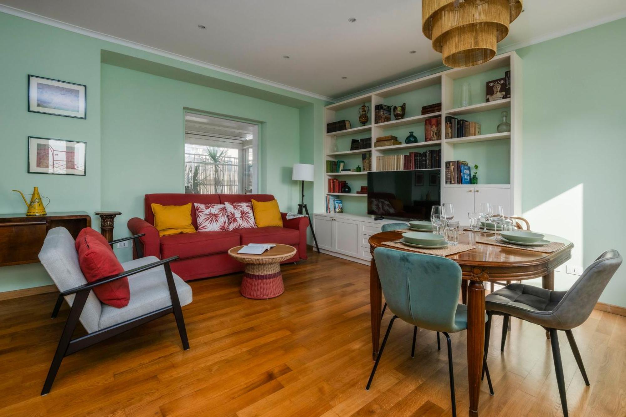 Ferienwohnung Da Giorgio E Teresa - Attico Con Terrazza A Piazza Del Popolo Rom Exterior foto